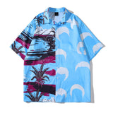 "Summer Night" Unisex Men Women Streetwear Graphic Shirt Daulet Apparel
