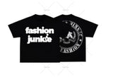 Vaporwave Chrome logo – Y2K Streetwear Gothic Straw Letters Oversized Printed T Shir