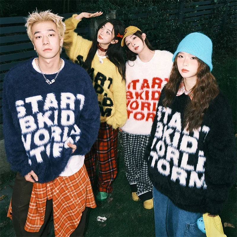 Urban skate hoodie with bold graffiti logo
