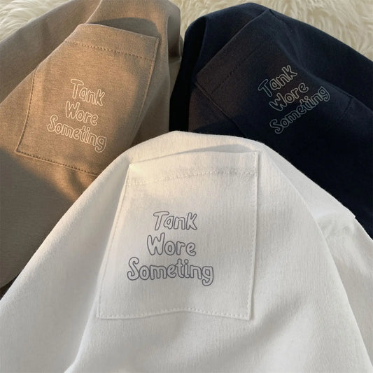 Gothic Oversized shirt – Korean Style Solid Color Short Sleeved Men Summer Japanese S