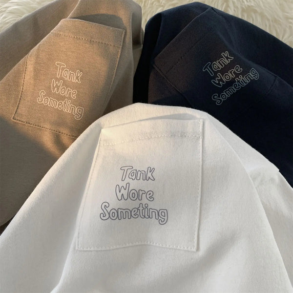 Gothic Oversized shirt – Korean Style Solid Color Short Sleeved Men Summer Japanese S