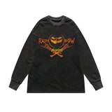 Trapwear Shirt – Rainbowtouches Washed Mens Long T Shirt Unisex Vintage Fashi – Modern Streetwear for Everyone