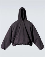 cyberpunk melting smiley featuring autumn and winter kanye high street yzy double layer fabric clip cotton mens and womens large hoodie