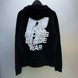 Best Quality Who Decides War Hoodies Letter Printing Men Woman Oversiz
