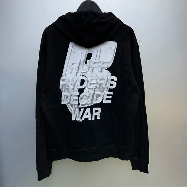 Best Quality Who Decides War Hoodies Letter Printing Men Woman Oversiz