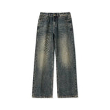 mens streetwear fashion loose casual plus size straight wide leg denim baggy jeans pants boyfriend jeans trousers unique jeans style 2937