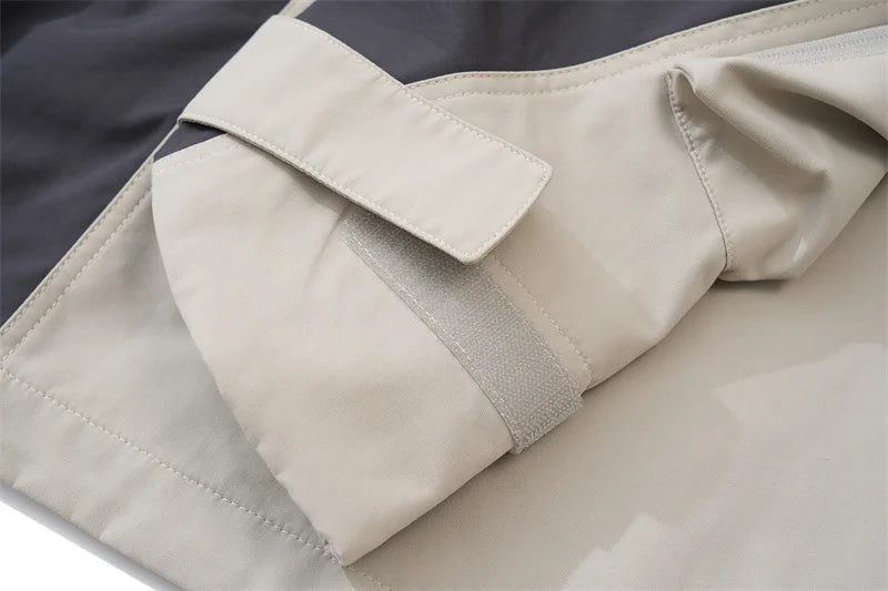Undermycar 2023 Deconstructor Contrast Zipper Windbreaker Coat