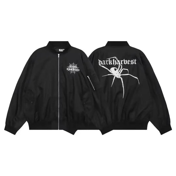 techwear zip bomber, urban fashion, for men, fall streetwear outfit, oversized style, layered fashion, modern aesthetic, graphic detail