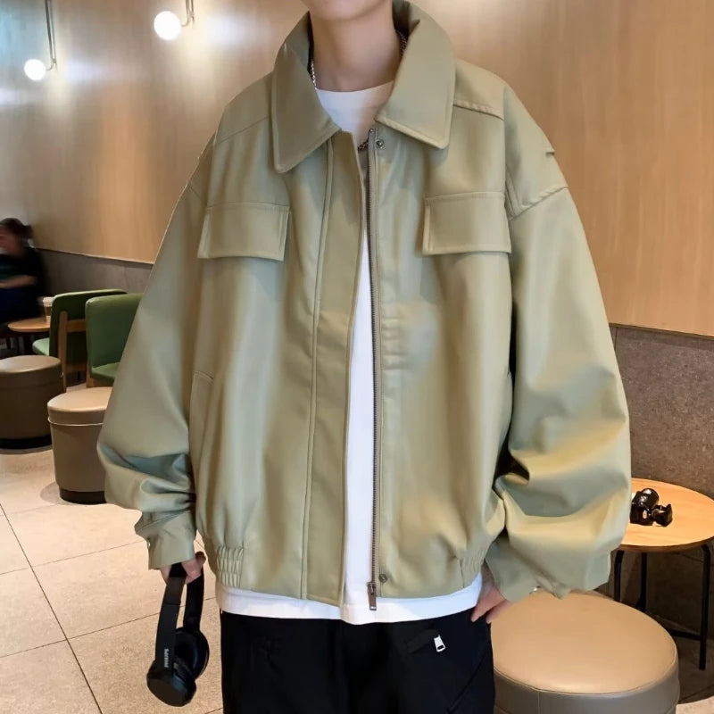 techwear zip bomber, urban street style, mens fashion
