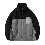 winter fleece faux fur parkas fashion warm women lambswool coat high street couple streetwear oversize jacket for men beige p - variant style 7d3fdf for streetwear fashion