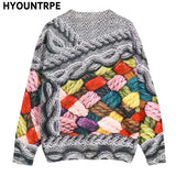 hip hop sweater pullover streetwear harajuku 3d painting knitted sweater retro vintage mens casual cotton pullovers sweaters oversized graphic print design, unique limited edition hoodie, high quality cotton pullover