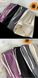 Sadcore Chrome logo – Stylish New Suede Short Sets Hip Hop Street Letter Printing