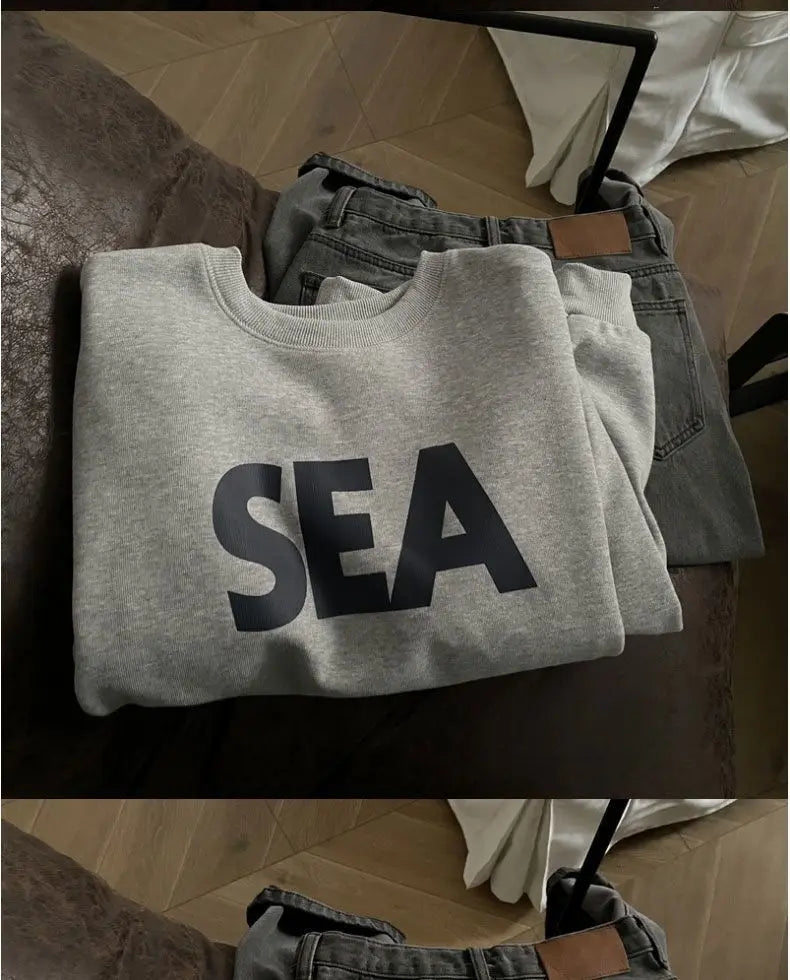 Y2K Sweatshirts Men Women Hip Hop Autumn and Winter Plus Velvet Ins Trendy American Retro Style Jackets and Tops