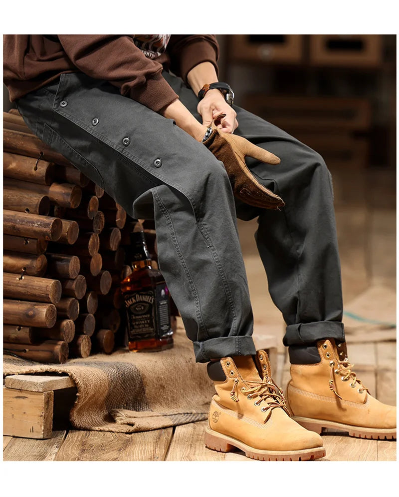 new breasted cargo tracksuit pants for men autumn y2k vintage harem tactical sweatpants casual outdoor baggy joggers trousers unique joggers style 66