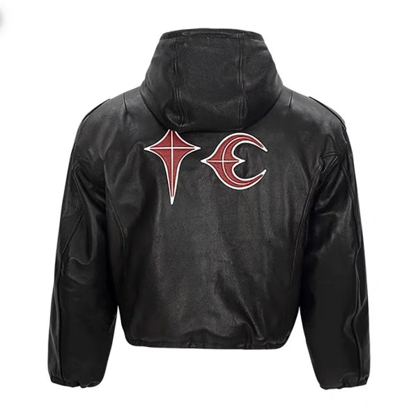 new 2024 men metal thug club pu leathers zippers bomber coats jackets down shirts cotton warm winter size 1 2 3 745 streetwea - variant style 2e4eda for streetwear fashion