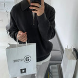 techwear street knit hoodie with oversized flame detail for urban fall winter outfits, street fashion menswear trend for seas