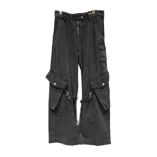 brand new anniversary zipper multi pocket fit straight pant jeans cotton denim pants comfort casual jeans size s m l xl u51 vintage washed jeans