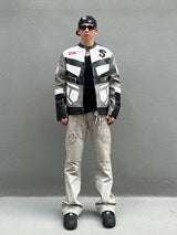 racing jackets fashion letter embroidery patchwork zipper jacket coats men hip hop pu lether outerwear casual streetwear nan  - variant style 01aa39 for streetwear fashion