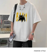 Cyberpunk Aesthetic piece – Japanese Fun And Trendy Cat Print New Short Sleeved T Shirts
