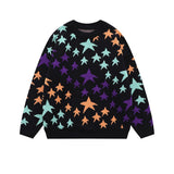 "Star World" Unisex Men Women Streetwear Graphic Sweater Daulet Apparel