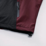 Brand New 2023 Mens under my car Armor zipper Parkas Windproof hooded jacket Tatting Purple Multiple pockets outdoor Wear #350