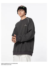 2025 Spring Autumn Sweatshirt Men Women Streetwear Fashion Loose Casua