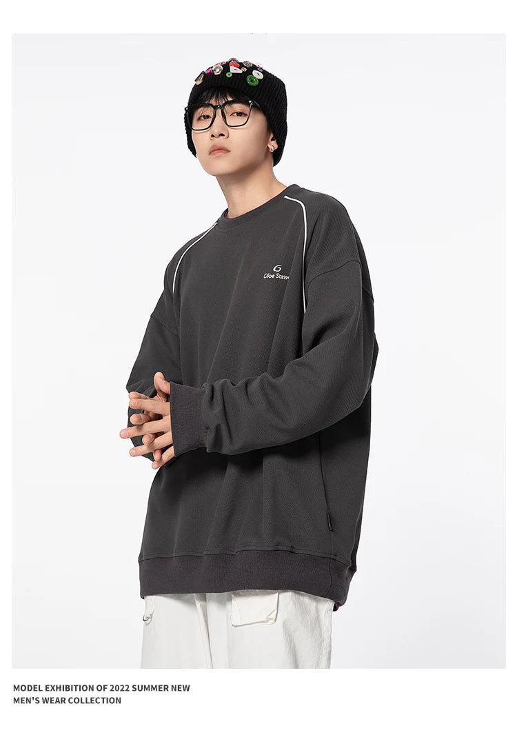2025 Spring Autumn Sweatshirt Men Women Streetwear Fashion Loose Casua