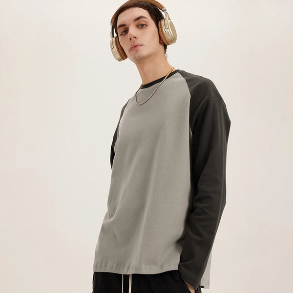 Y2K Graphic Tee – Rainbowtouches Simple Mens Long T Shirt Unisex Vintage Overs – Modern Streetwear for Everyone