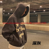 Autumn Winter New 2024 Vintage American Long Sleeved Hoodie Mens Heavy