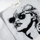 hip hop knitted oversized sweater men autumn winter o neck long sleeve pullover streetwear casual loose sweaters jumper knitwear - anime inspired graphic hoodie, unisex casual winter pullover, graphic printed hoodie for men and women