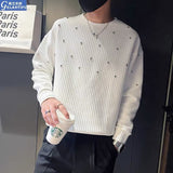 y2k flame streetwear, 2025 trend fit, trendy urban fashion top for men, layered streetwear look