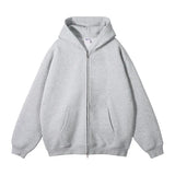 Harajuku graphic tee featuring oversized zip up hoodies kanye autumn and winter double zippered men cardigan hoody streetwear hooded casual female sweatshirt