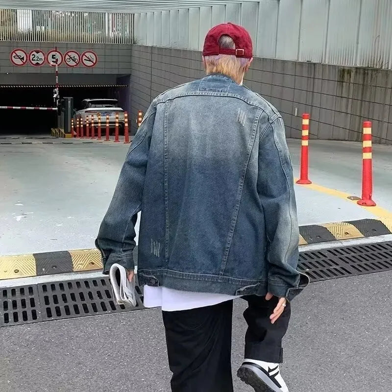 minimalist streetwear jacket, bold fashion piece, aesthetic