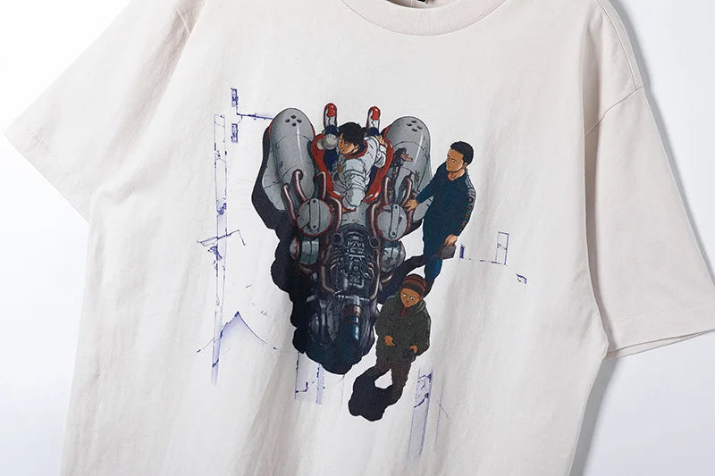 Vaporwave Streetwear – New Saint T Shirts Men Woman High Quality Casual Loose Angel – Urban Streetwear for Men & Women