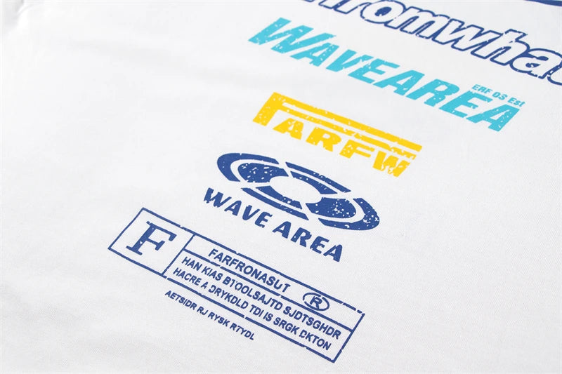 Vaporwave Vintage t-shirt – Summer Vtg New Heavyweight High Street Printed Racing T Shir