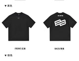 Glitchcore Vintage print – American Simple Retro Hip Hop Printed Round Neck Short Sleev