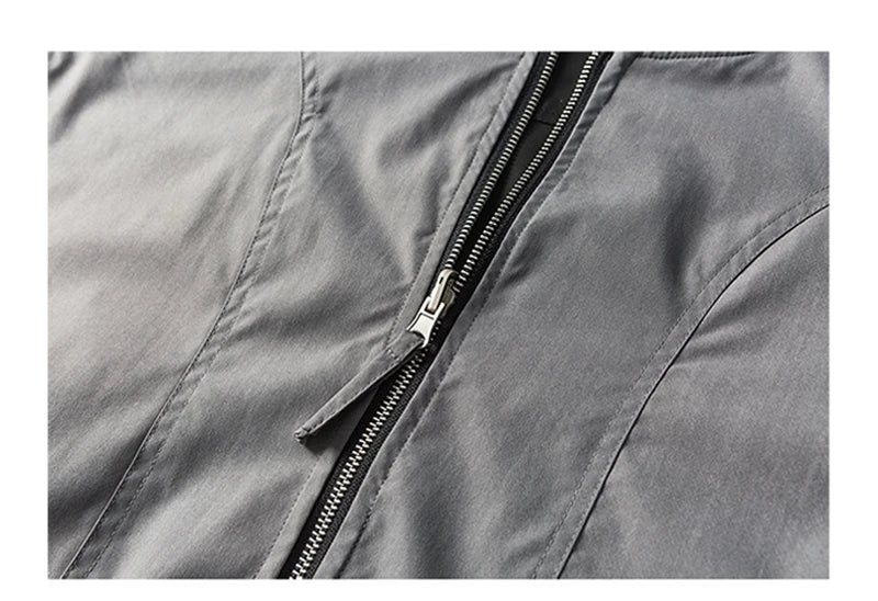 grunge winter jacket, layered citywear - comfortable cotton fit with bold prints