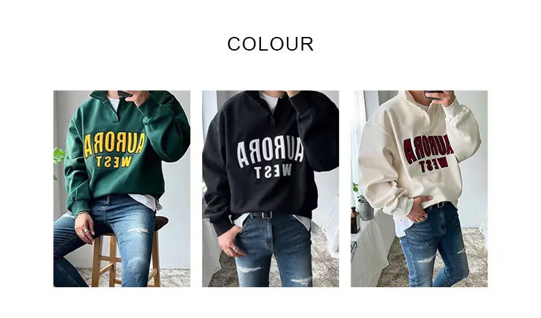 Trendy Brand Handsome American Ins Bombing Street Men Autumn Japanese High-end Y2K Street Casual Versatile Polo Shirt Top Jacket