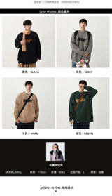 grunge oversized knit streetwear piece for layered look and winter street fits, ideal for men’s fashion and seasonal streetwe