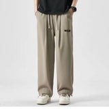 2024 new y2k straight gym pants mens korean fashion sportswear drawstring wide leg sweatpants casual baggy vintage trousers streetwear sweatpants
