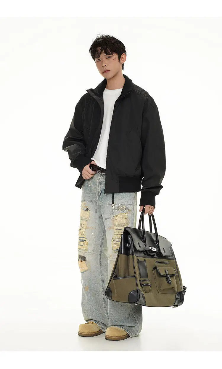 grunge oversized coat, photo-ready design, men's streetwear fashion, trendy oversized fit, urban techwear design, modern hip 