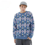 techwear street knit hoodie with oversized flame detail for urban fall winter outfits, street fashion menswear trend for seas