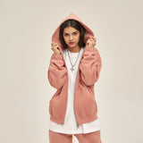 Y2K chrome print featuring oversized zip up hoodies kanye autumn and winter double zippered men cardigan hoody streetwear hooded casual female sweatshirt