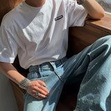 Sadcore Crying angel – Korean Style Summer New Short Sleeved T Shirt For Men Solid
