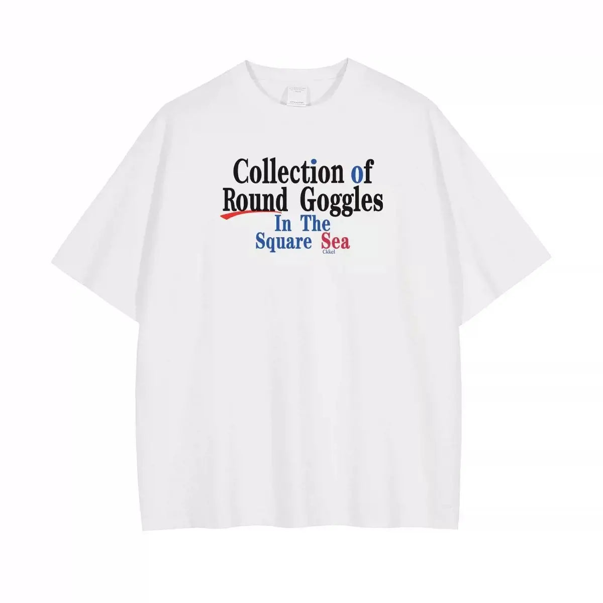 Gothic Oversized shirt – Pure Cotton American Fashion Brand Retro Letter Printing Per