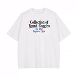 Gothic Oversized shirt – Pure Cotton American Fashion Brand Retro Letter Printing Per