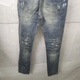 2023 brand new classic old washing rhinestones ripped holes jeans cotton denim pants comfort casual jeans size cargo 28 36 620 unique cargo style 748