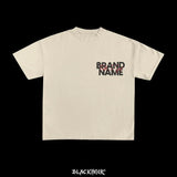 Harajuku Melting smiley – Smart Casual Harajuku Streetwear Graphic Y2K Tops Goth Men C