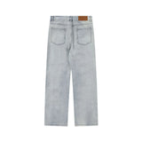 2024 multi pocket jeans vintage mens harajuku cargo denim pants retro hip hop straight loose jean pants unique cargo style 899