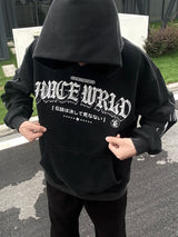 anime chrome print featuring rainbowtouches man oversized hoodie vintage hip hop fashion printing cool stuff in the winter occident style clothes streetwear